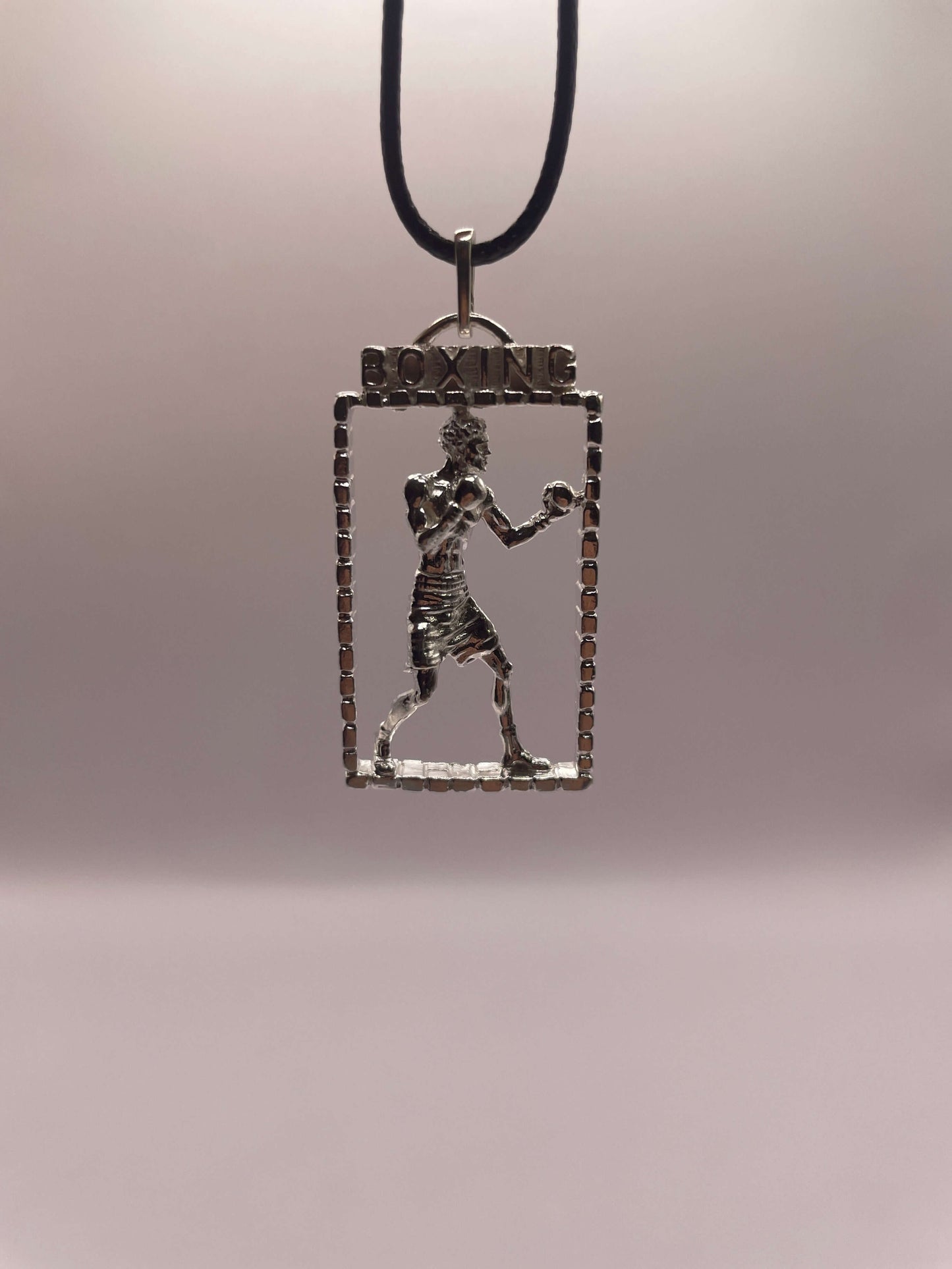 Boxing Necklace, 925 Sterling Silver