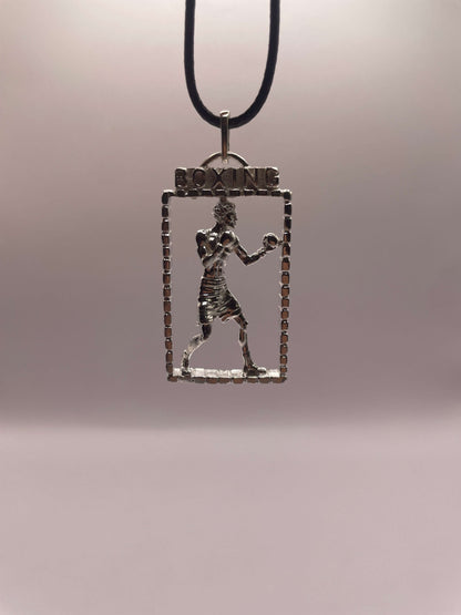 Boxing Necklace, 925 Sterling Silver