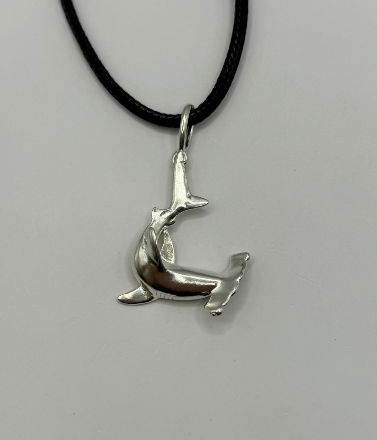 Hammerhead Shark Necklace Crafted in 925 Sterling Silver Shark Jewelry for Women and Men Handmade Jewelry Sea Ocean Animal Necklace