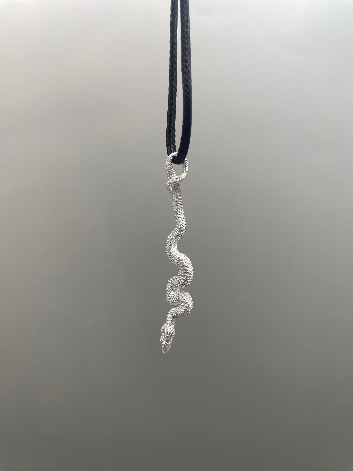 Snake Necklace, 925 Sterling Silver