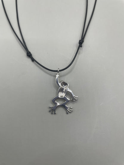 Friendly Hanging Tree Frog Necklace