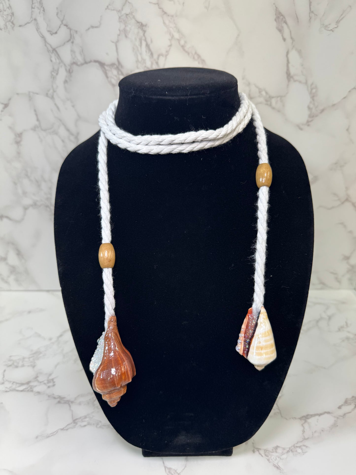 Earth & Tide Seashell Rope Necklace