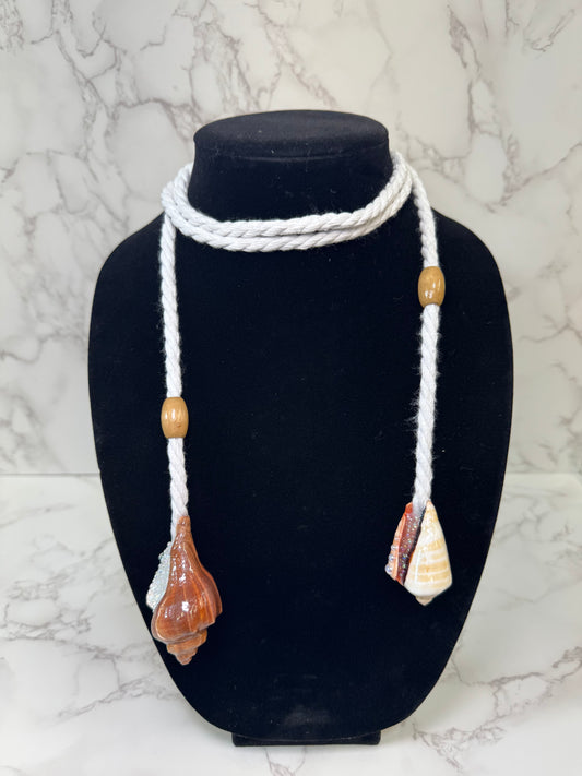 Earth & Tide Seashell Rope Necklace