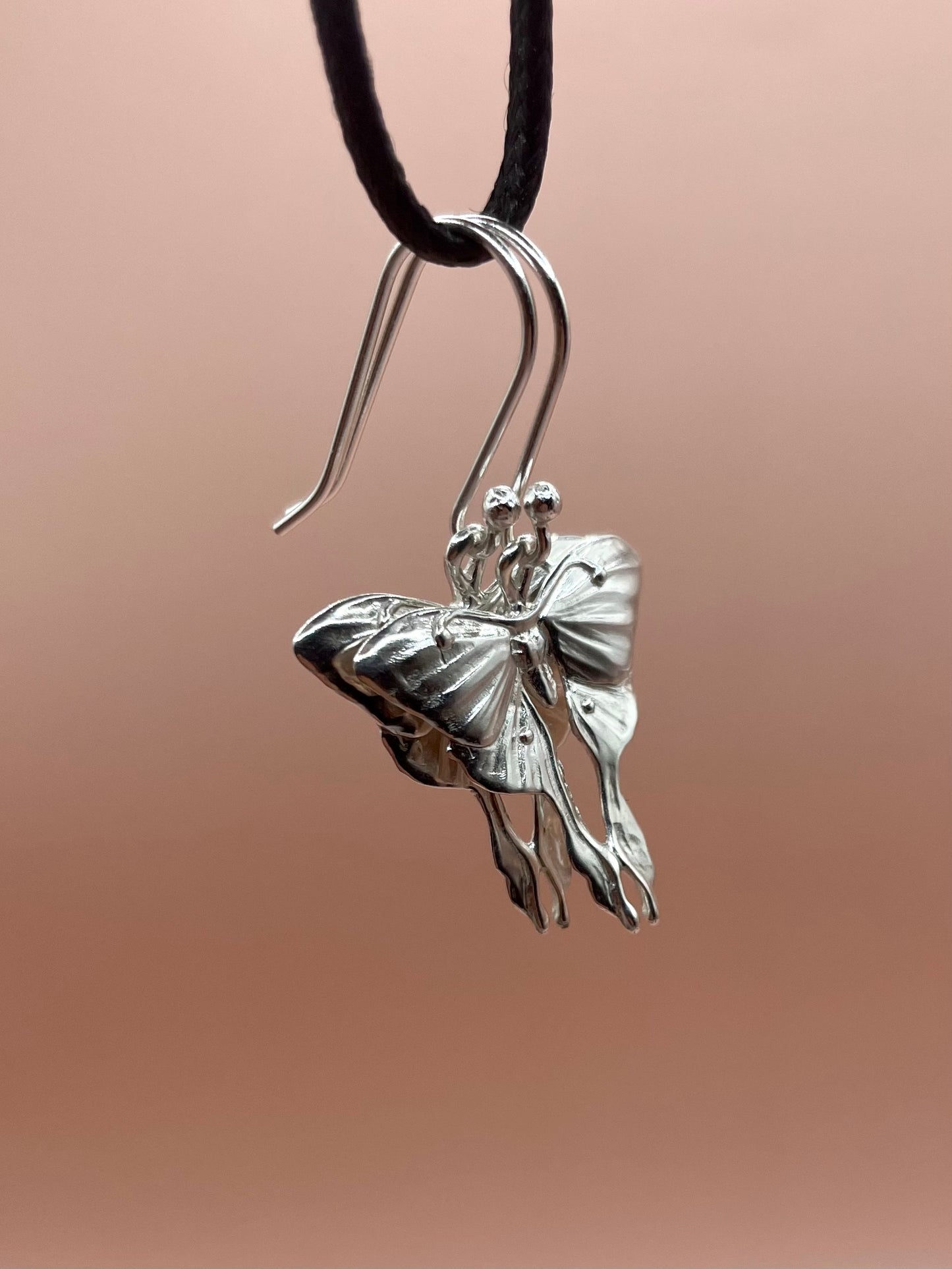 Moonlight Butterfly Earrings, 925 Sterling Silver