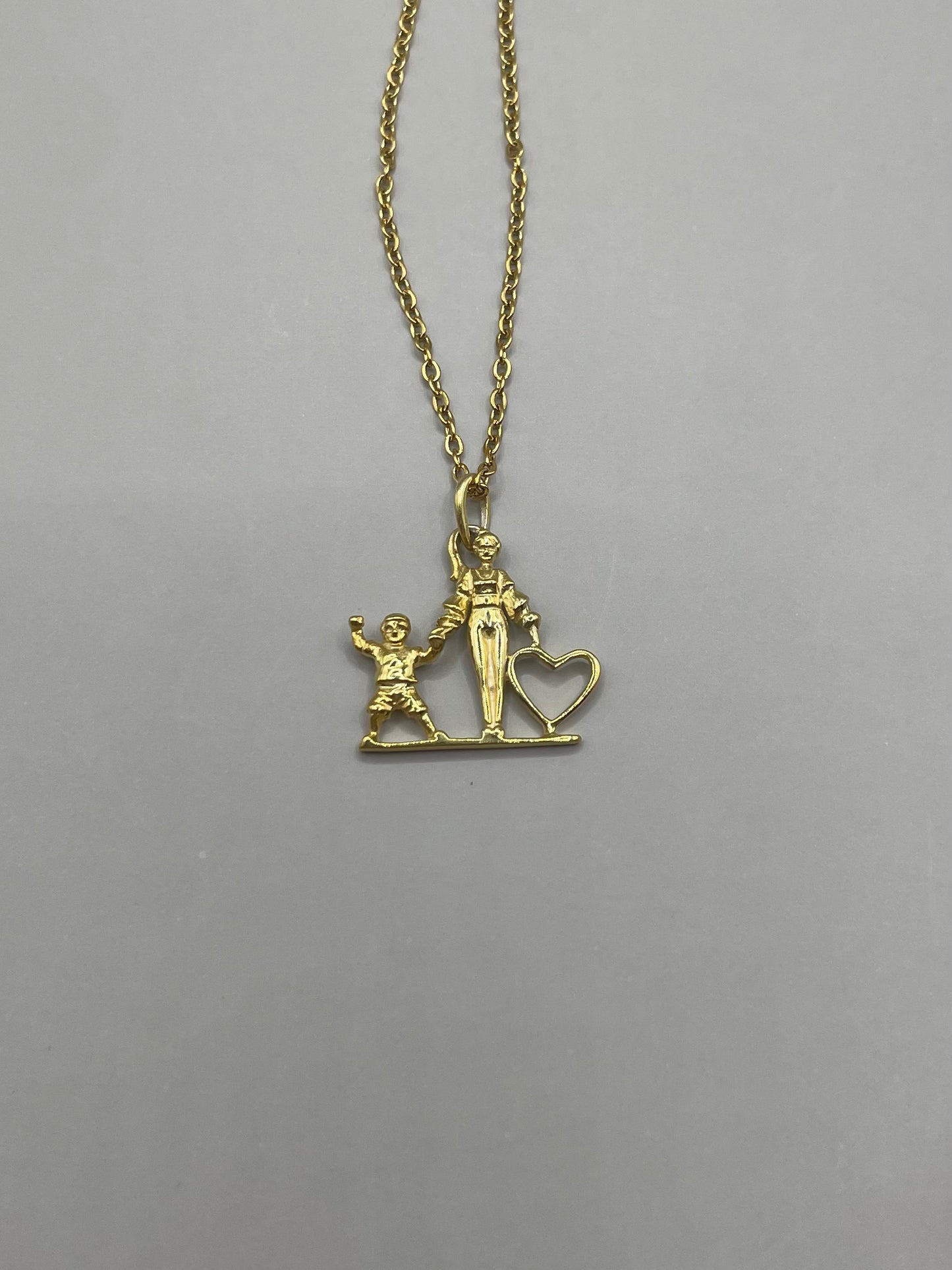 Mom and Son Necklace