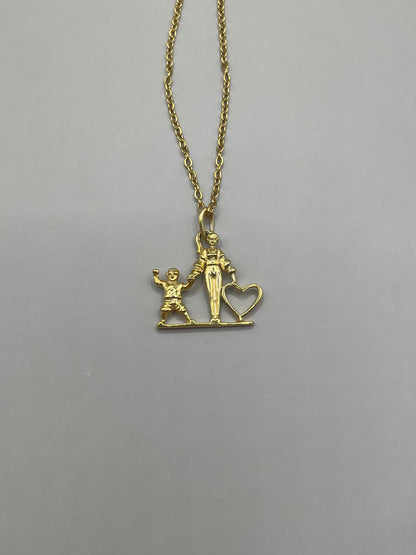 Mom and Son Necklace