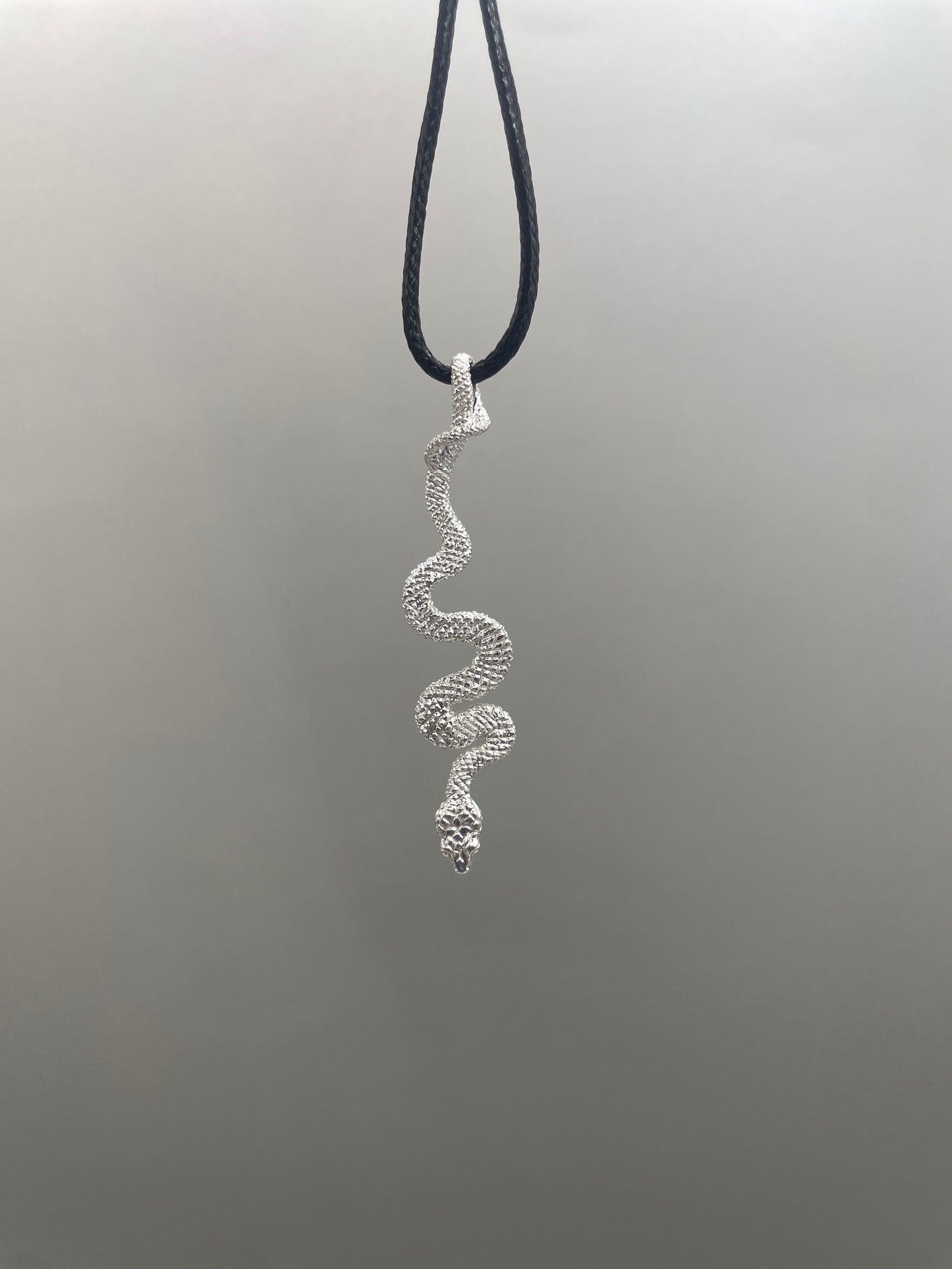 Snake Necklace, 925 Sterling Silver