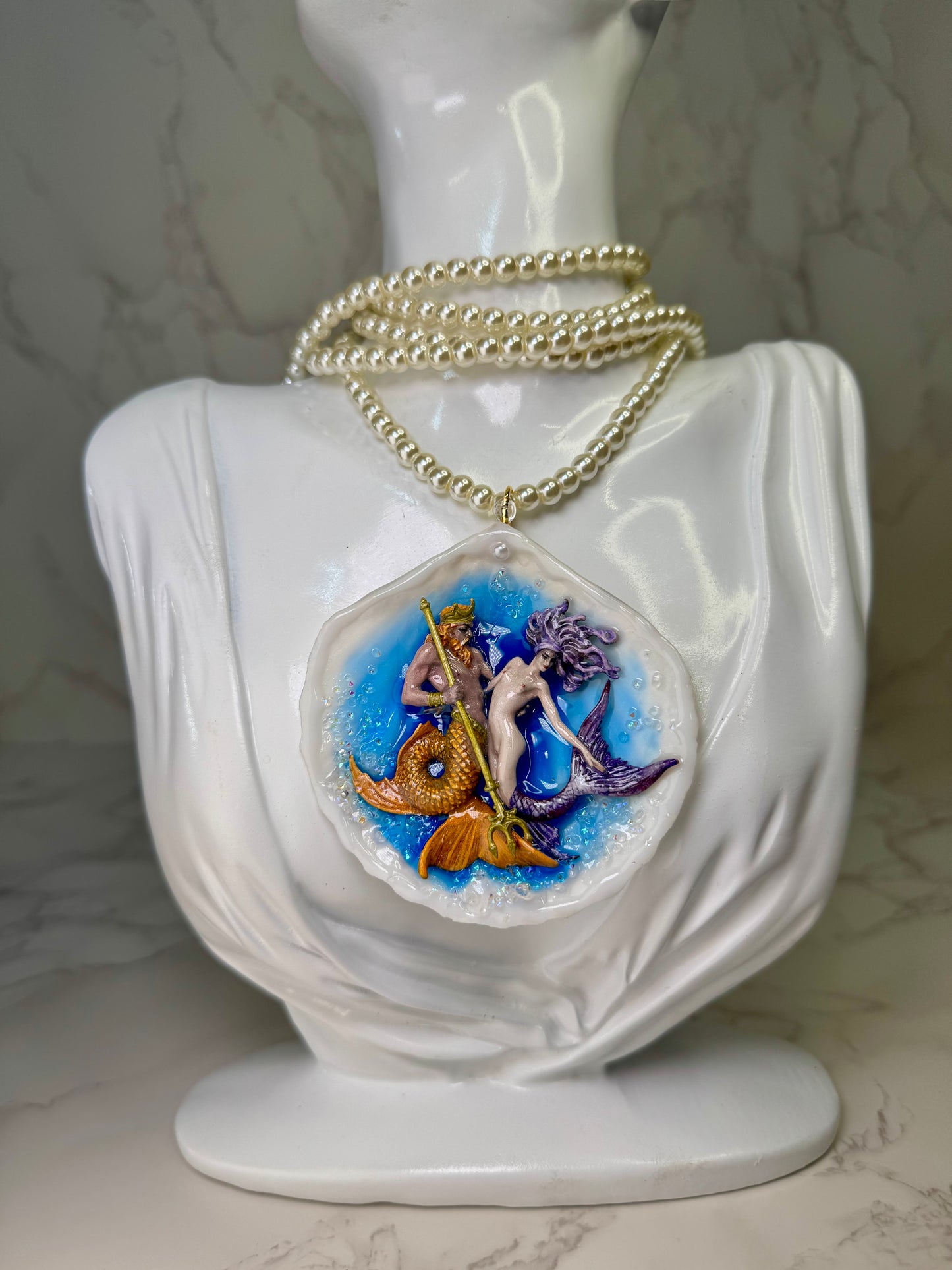 The Golden Current & The Amethyst Wave Mermaid– Keepers of the Twilight Sea