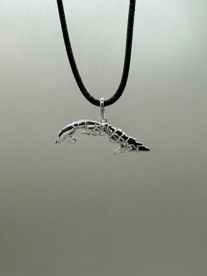 My Isla Necklace, Handcrafted Cuba Map in 925 Sterling Silver with the 15 Provinces