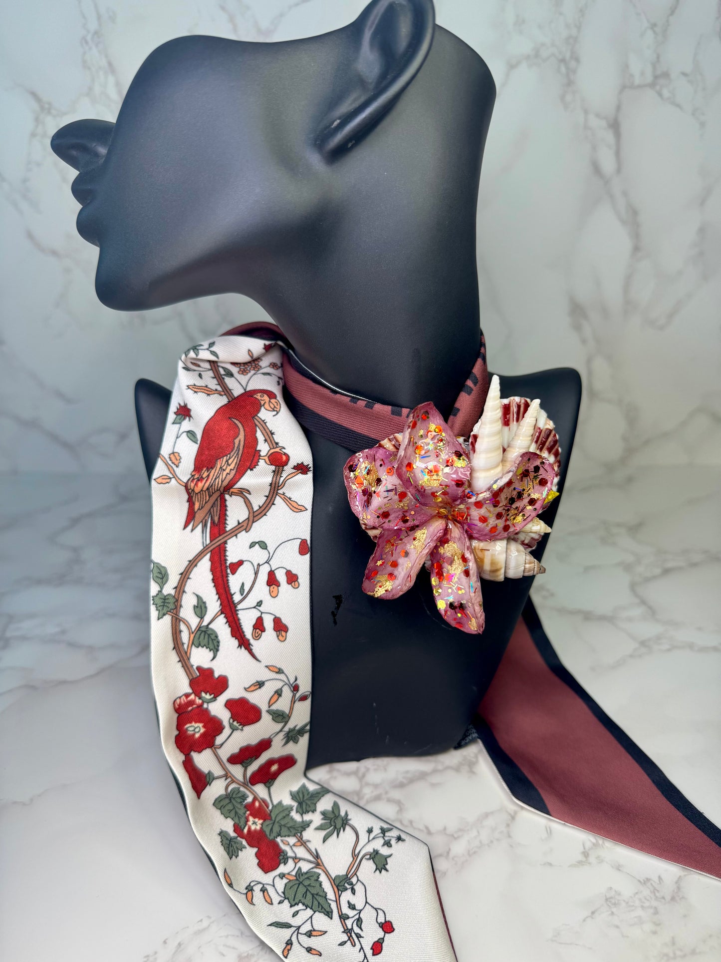 The Scarlet Tide – Seashell & Bloom Elegance