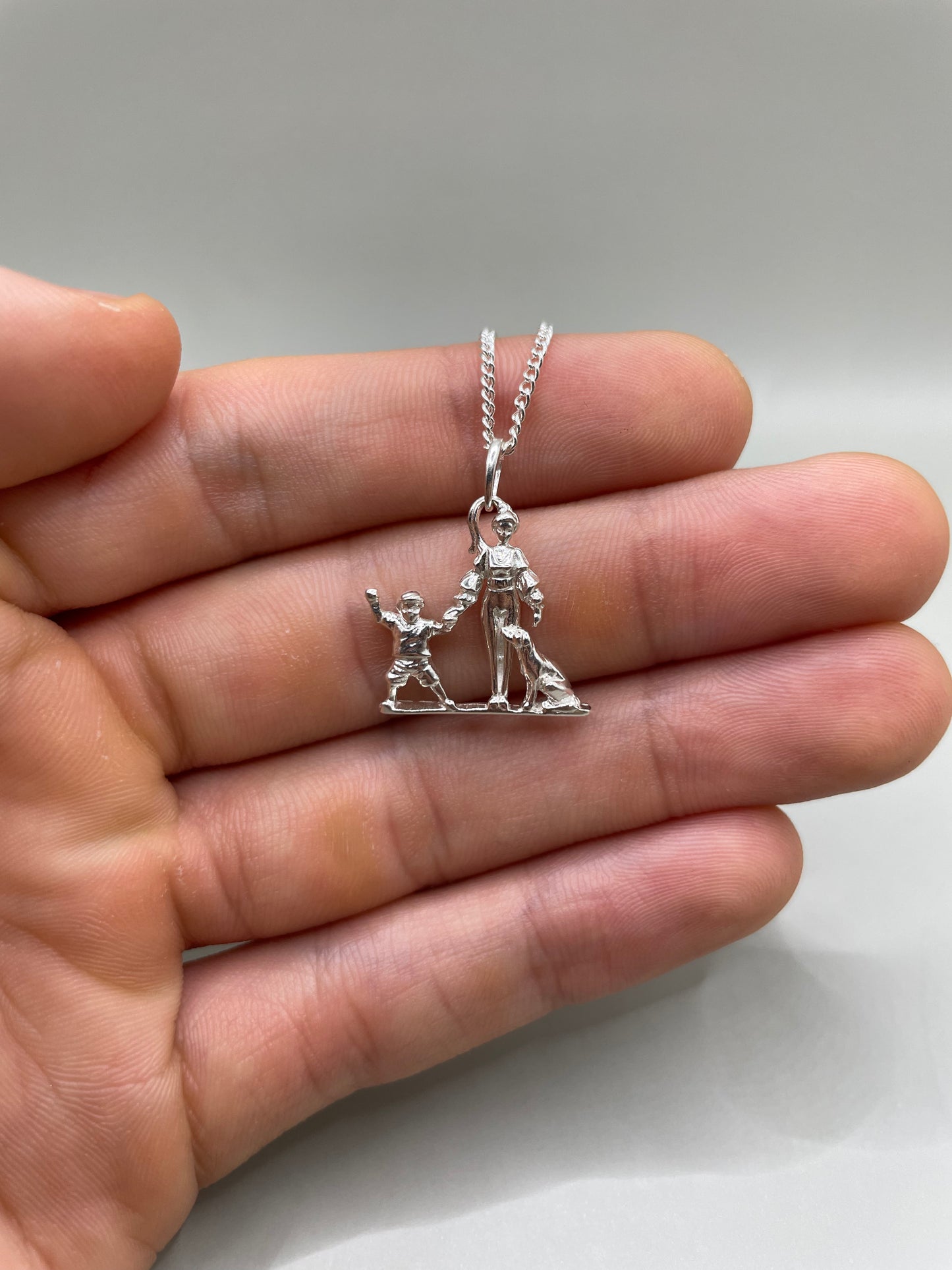 Mom, Son, And Dog Necklace