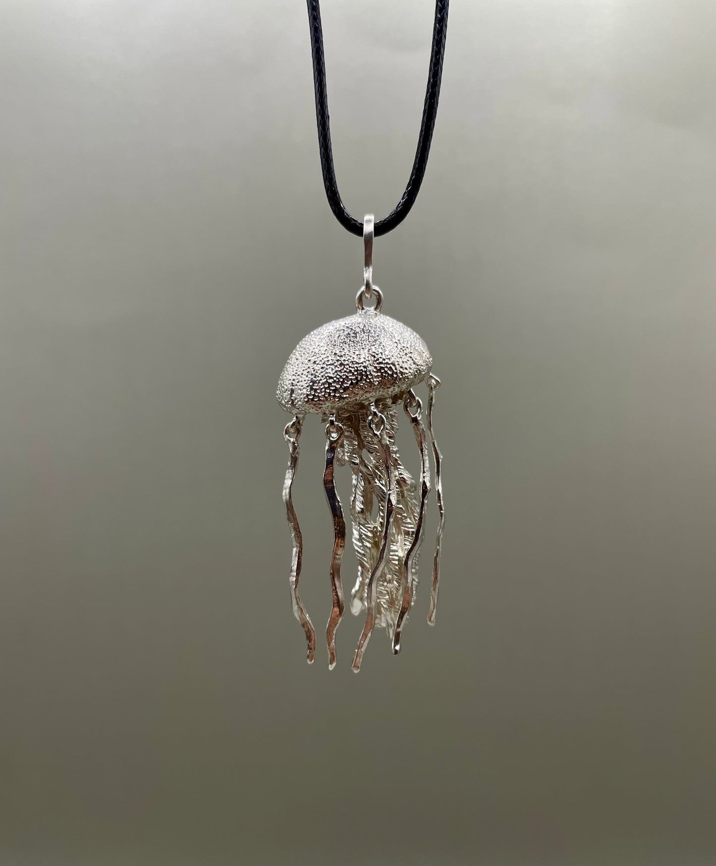 Jellyfish Necklace, 925 Sterling Silver