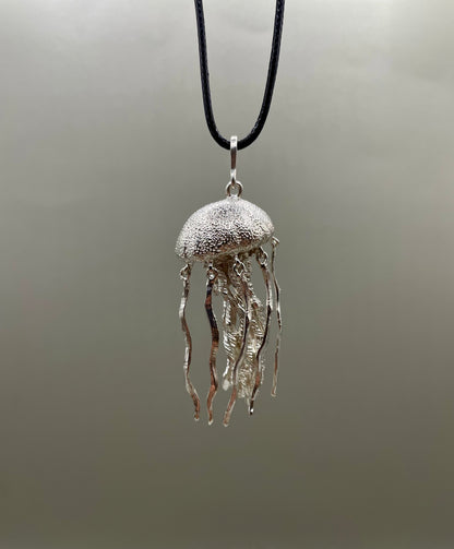 Jellyfish Necklace, 925 Sterling Silver