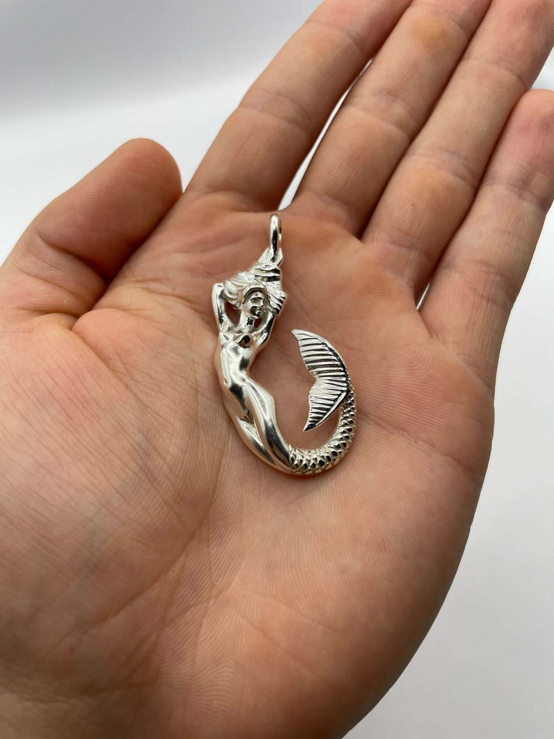 Mermaid 3D Pendant - Lluch Jewelry