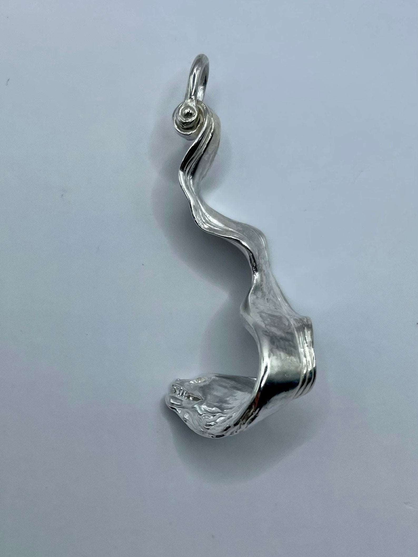 Realistic Moray Eel Necklace 925 Sterling Silver - Lluch Jewelry