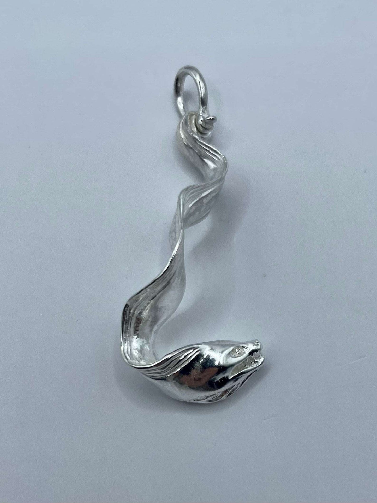 Realistic Moray Eel Necklace 925 Sterling Silver - Lluch Jewelry