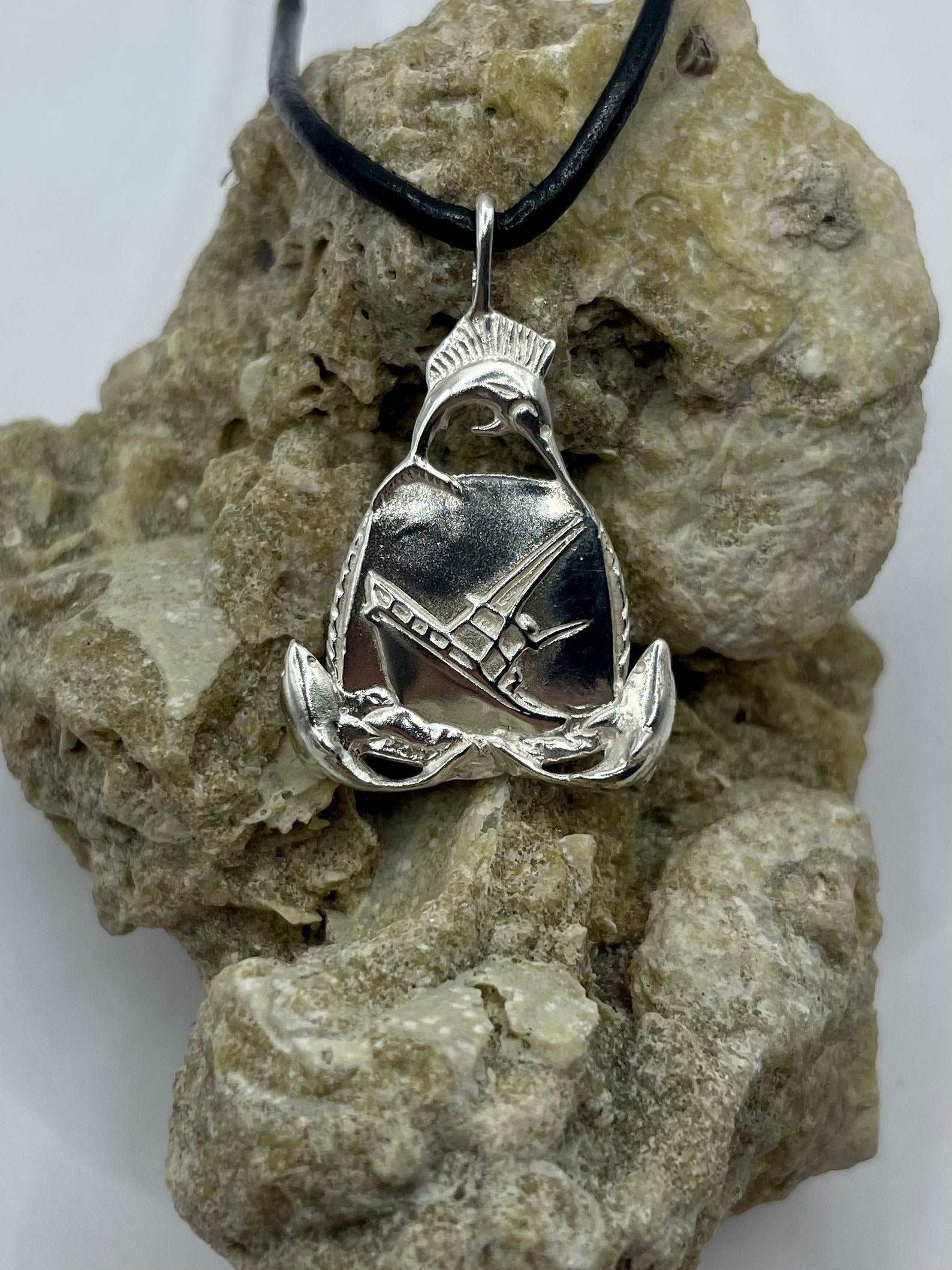 Sailing Boat 3D Pendant - Lluch Jewelry