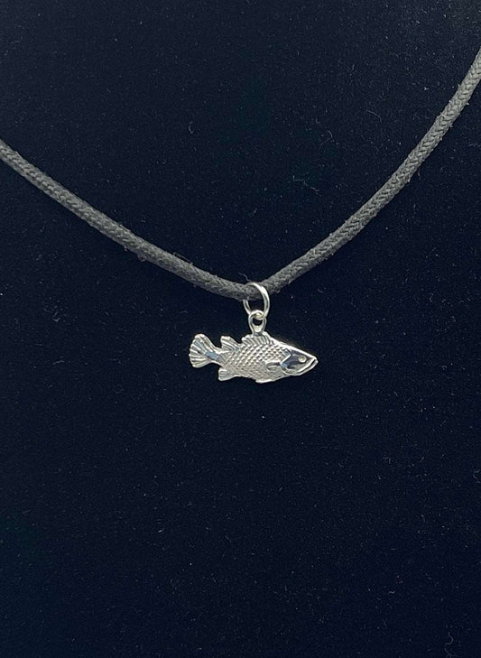 Snapper Fish, 925 Silver, 3D Pendant - Lluch Jewelry