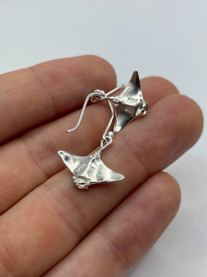 Manta Ray Earrings - Lluch Jewelry