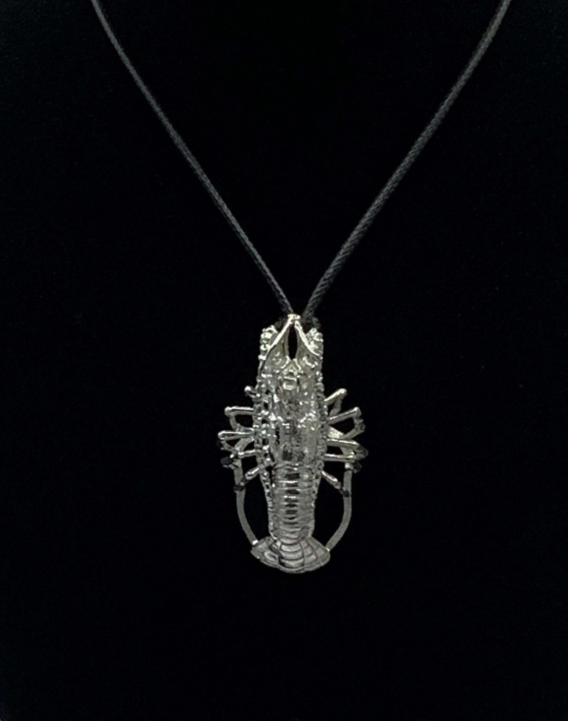 Realistic Spiny Lobster Pendant - Lluch Jewelry