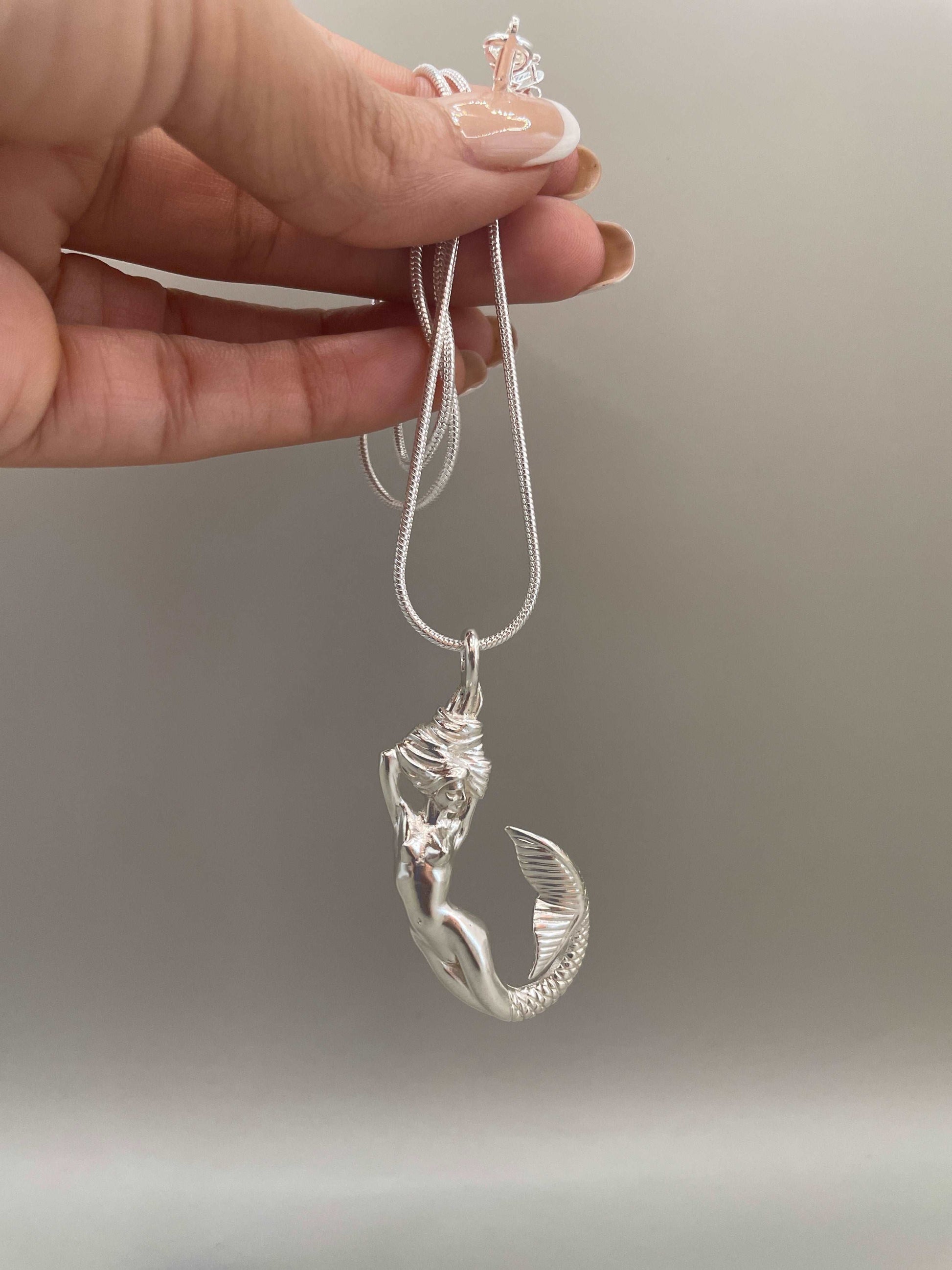 Mermaid 3D Pendant - Lluch Jewelry