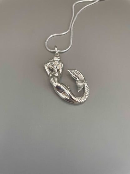 Mermaid 3D Pendant - Lluch Jewelry