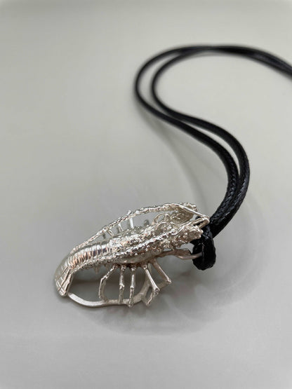 Realistic Spiny Lobster Pendant - Lluch Jewelry