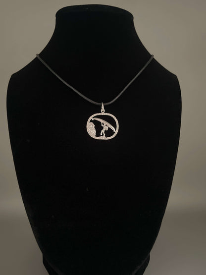 Canoe, 925 Silver, 3D Pendant