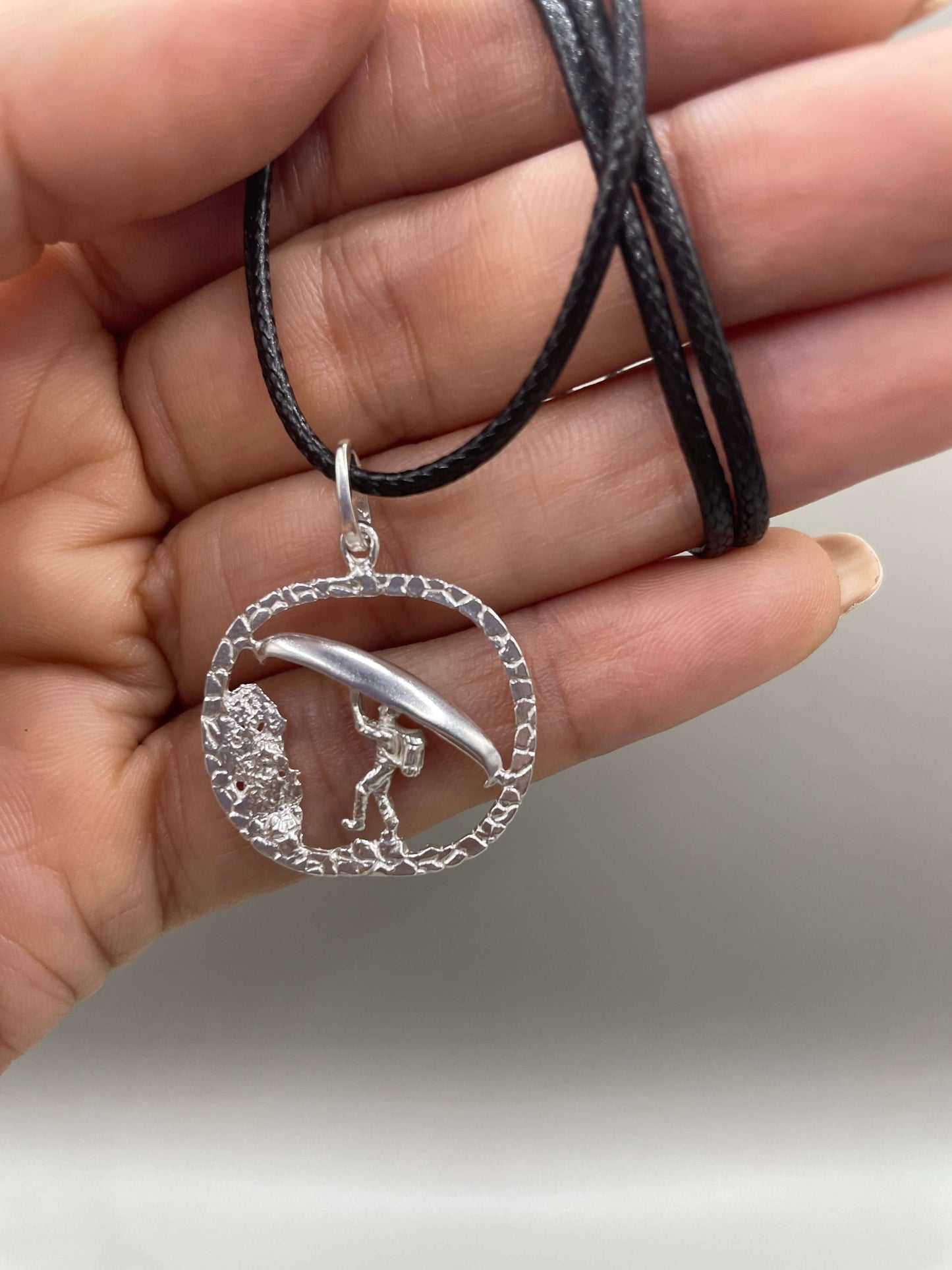 Canoe, 925 Silver, 3D Pendant