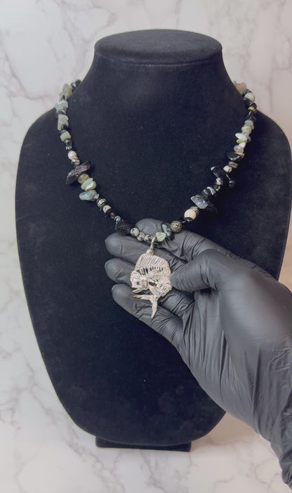 Mahi Mahi 925 Sterling Silver Hand Made Necklace | One-of-a-Kind Coastal Art