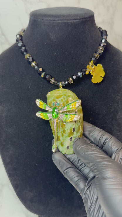 Aurora Real Starfish & Preserved Flower Necklace| Handmade Ocean & Botanical Jewelry