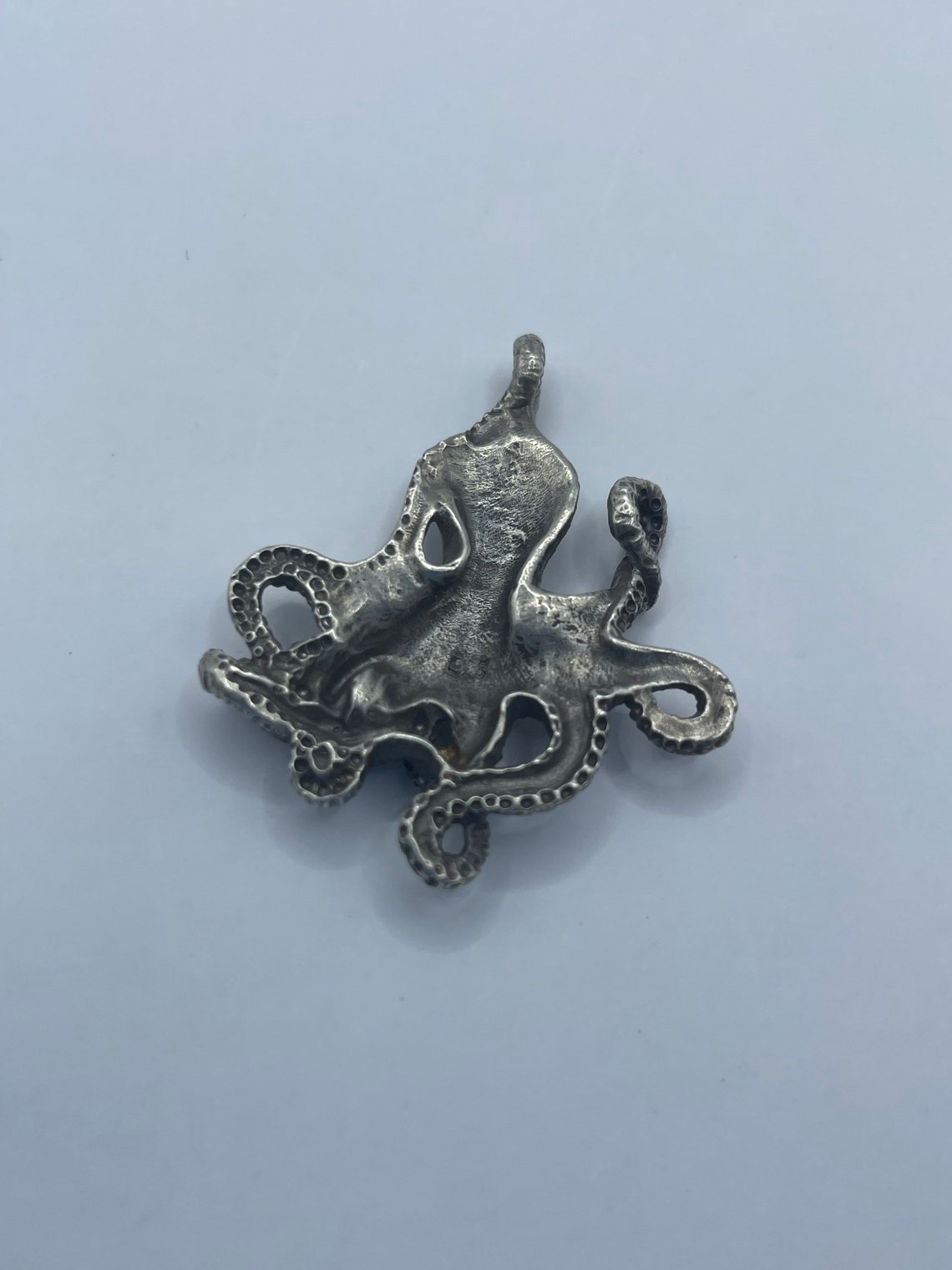 Octopus, 925 Silver, 3D Pendant - Lluch Jewelry