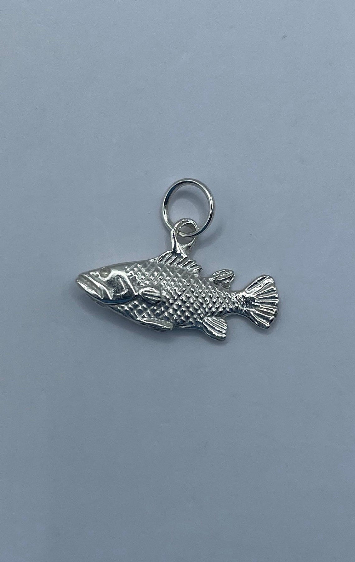 Snapper Fish, 925 Silver, 3D Pendant - Lluch Jewelry