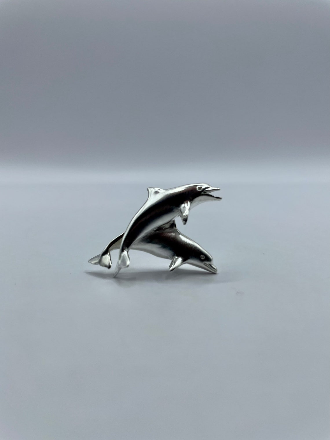 Two Swimming Dolphins - Lluch Jewelry