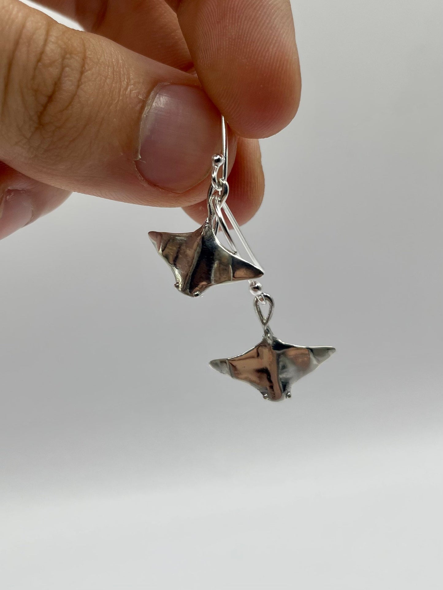 Manta Ray Earrings - Lluch Jewelry